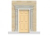 3-Drop Cambridge Door Set Mural (280cm) + Door Print