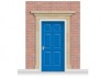 3-Drop Darlington Door Set Mural (280cm) + Door Print