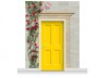 3-Drop Dorchester Door Set Mural (280cm) with Roses + Door Print