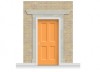 3-Drop Eltham Door Set Mural (280cm) + Door Print