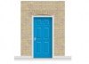 3-Drop Kensiington Door Set Mural (280cm) + Door Print