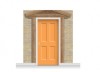 3-Drop Padstow Door Set Mural (240cm) + Door Print