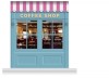 2-Drop Leamington Shop Front 'Coffee Shop' Mural (280cm)