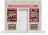 3-Drop Colchester Shop Front 'Post Office & Shop' Mural (280cm)