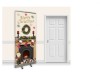 Pop-Up Roller Banner - Christmas Fireplace with Magnolia Wall