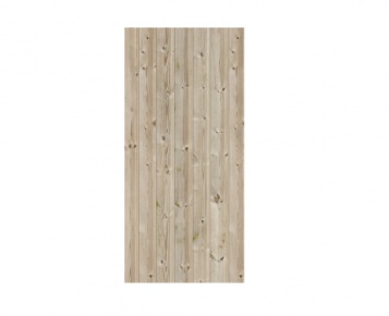 Timber Door Print - Light Oak