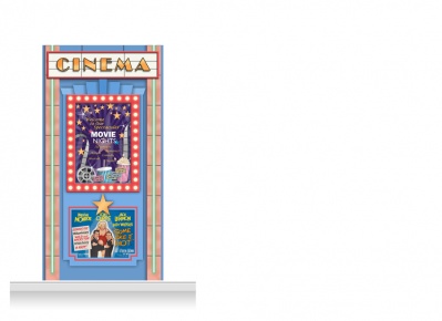 1-Drop Guildford 'Cinema' Mural (240cm)