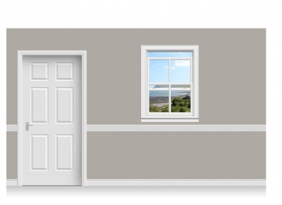 Self-Adhesive Window Stick-Up - Gower Headland (90cm x 120cm)