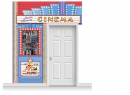 2-Drop Guildford 'Cinema' Mural (280cm)