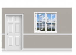 Self-Adhesive Window Stick-Up - Snowdonia Lake (135cm x 120cm)