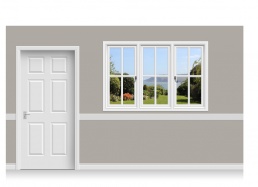 Self-Adhesive Window Stick-Up - Yorkshire Coast (180cm x 120cm)